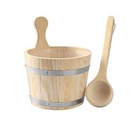 Guangcailun Barre de bain en bois pratique de grande capacité, accessoire de hammam idéal pour les saunas. Cette barre de bain en bois peut être utilisée dans diverses