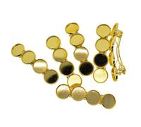 Guangcailun Barrettes et autres accessoires pour transformer facilement vos pinces à cheveux préférées en bijoux grâce à ces supports vierges. Créez des bijoux uniques et élégants en toute