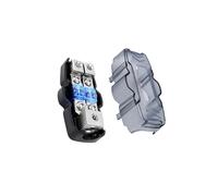 Guangcailun Bloc de distribution de courant fiable avec porte-fusibles, entrée 1 x 0/2/4, sortie 2 x 4/8. Courant nominal 60 A, Aucun accessoire d'installation, 49 93 mm
