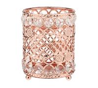 Guangcailun Boîte à à Strass, Pot décoratif, Tube Maquillage et Bijoux, offrant Un Rangement élégant et organisé pour Le Maquillage, Porte-pinceaux en Cristal, Organisateur de