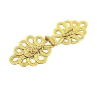 Guangcailun Bouton de couture à nœud chinois en forme de grenouille, accessoire charmant pour vos projets de couture, costumes et vêtements de Pour tous les jours, Or, 22 x 7.5 cm