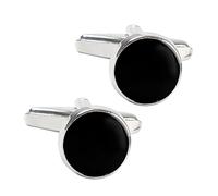 Guangcailun Boutons de manchette élégants et raffinés pour homme, parfaits avec un une chemise d'affaires. Ces boutons de manchette en métal sont compacts et faciles à