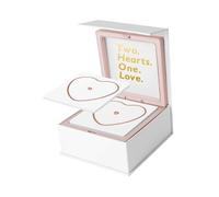 Guangcailun Bracelet à faire soi-même pour couples : bijoux et cadeaux pour créer des souvenirs d'amour inoubliables. Kit permanent pour la Saint-Valentin, Or Rose, 12 x 12 x 5 cm