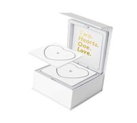 Guangcailun Bracelet à faire soi-même pour couples : bijoux et cadeaux pour créer des souvenirs d'amour inoubliables. Kit permanent pour la Saint-Valentin, Argent, 12 x 12 x 5 cm