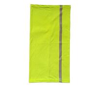 Guangcailun Cache-cou plus chaud foulard multifonction cagoule sans couture couleur unie bande réfléchissante couvre-chef bouche enveloppes, jaune fluo
