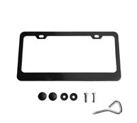 Guangcailun Cadre de Plaque d'immatriculation Mat, Universel, résistant pour aux UV, Support de Plaque d'immatriculation Durable et Facile à Installer, Accessoire pour plaques, B