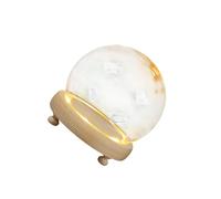 Guangcailun Cloche de présentation raffinée pour Figurines de comptoir, Cloche Transparente Anti-poussière et élégant Socle en Bois, idéale pour la décoration intérieure, Clair, 15 cm