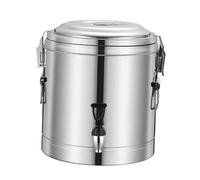 Guangcailun Distributeur de boissons chaudes et froides en acier inoxydable pour soupe, pour fête, cuisine, hôtel, 30 L