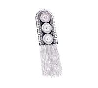 Guangcailun Épaulette d'épaule unique rétro mode bijoux badge Pour pompon épaulette broche fêtes de spectacle rassemblements décontractés fêtes de spectacle Halloween remise