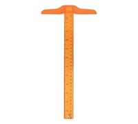 Guangcailun Équerre en T transparente, règle à points pour le dessin technique, outil de mesure graduée en plastique acrylique, outil de précision et traçage esthétique pour le dessin technique et les