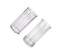 Guangcailun Fabrication de bougies élégantes pour un anniversaire de mariage avec un modèle bougie à faire soi-même, moule moulage bougie rayé, modèle fabrication d'anniversaires, Clair, 7x15.6 cm