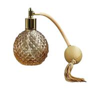Guangcailun Flacon de parfum vaporisateur d'eau, flacon échantillon vide en verre avec cordon, idéal pour les voyages, rechargeable et étanche, Jaune Gris