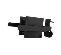 Guangcailun Loquet de portail double face en alliage d'aluminium, robuste et facile à installer, idéal pour les abris de jardin. Sa conception robuste garantit une longue durée de