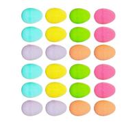 Guangcailun Lot de 24 œufs de Pâques vides à remplir, idéal pour les paniers, les petits œufs et accessoires d'activités