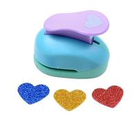 Guangcailun Machine à gaufrer, perforatrice étoile, perforatrice, utilisation simple, facile, robuste et durable, portable, pour étiquettes cadeaux, bricolage, Amour