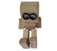 Guangcailun Marionnette à Pied créative, Sculpture Humaine en Bois fabriquée à la Main, pour Les Voyages en Voiture et Les déplacements Quotidiens. Fait la Main, B