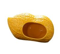 Guangcailun Nid en céramique pour Hamster, Mignon Petit Animal, offrant Une décoration Unique et Un Espace de Couchage Confortable pour Les hérissons, Forme d'arachide