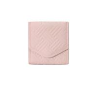 Guangcailun Organisateur de Bijoux étui de Voyage en Polyester écologique et Motif de Point de Coton matelassé Organisateur de étui à Bijoux de Voyage, Rose, Trompette