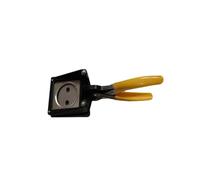 Guangcailun Outil de découpe Photo Professionnel, Portable et Facile à Utiliser pour Divers Besoins créatifs. Idéal pour découper Photos, Cartes de Visite, Noir Jaune, 35mm