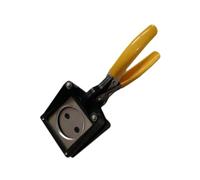 Guangcailun Outil de découpe Photo Professionnel, Portable et Facile à Utiliser pour Divers Besoins créatifs. Idéal pour découper Photos, Cartes de Visite, Noir Jaune, 25mm