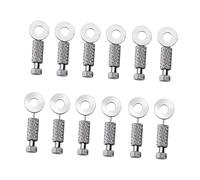 Guangcailun Outils de fixation pour épingles en cuir, légers et durables, pour divers projets faits main. Outils pratiques pour la fixation du cuir, articles artisanaux légers, bords fixes, Argent