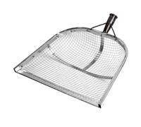 Guangcailun Pelle à Terre Durable, Pelle à Grains agricole, Tamis Efficace pour Le tamisage du Sol et des récoltes dans Les, Filet filtrant Robuste en Acier Inoxydable pour maïs, Argent, 12 mm