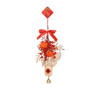 Guangcailun Pendentif de porte de fenêtre fête du printemps Année du serpent Cloche Décoration Feng Shui Facile à décorer pour le Nouvel An chinois Salons