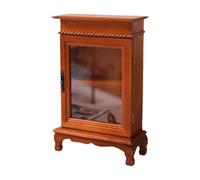 Guangcailun Petit meuble de rangement élégant avec étagères offrant une esthétique vintage chic, idéal pour organiser un petit bureau dans la salle de bain.