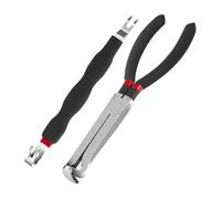 Guangcailun Pince à déconnexion électrique facile pour tuyaux automobiles, outil de déconnexion pour tuyaux d'essence et de carburant, outil de pour raccords à languette, 2 pièces type droit