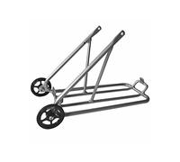 Guangcailun Porte-bagages de vélo plié alliage porte-bagages arrière Portable pièces de support de vélo avec remplacement de roues pour Brompton, Argent