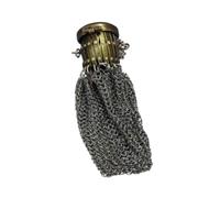 Guangcailun Portefeuille Compact Britannique, Petit Sac de Collection, Style Vintage, élégant et sophistiqué, idéal pour Les Essentiels du Quotidien.