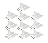 Guangcailun Protections de gouttières et pare-neige haute performance, faciles à installer grâce à 30 vis de fixation pour une extérieure efficace. Pour Bonne résistance Pour, Clair, 100 mm