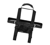 Guangcailun Sangle de transport noire pour tour d'ordinateur avec poches en filet pour transporter un ordinateur de bureau en toute sécurité.