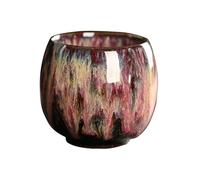 Guangcailun Service à thé en céramique, Tasse Chinoise, idées Cadeaux Originales et élégantes. Facile à Nettoyer. Tasse thé de 110 ML pour Le Bureau, Cadeau d'anniversaire en céramique, StyleB