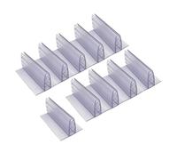 Guangcailun Support de panneau de anti-éternuements auto-adhésif en acrylique, facile à utiliser et transparent pour une lisibilité optimale. Il suffit de retirer le film