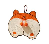 Guangcailun Tapis à griffer Suspendu pour Chat, en sisal, idéal pour Les Chats d'intérieur Qui protègent Leurs Meubles et Tapis. Parfait pour Faire Leurs Griffes au Sol, Corgi