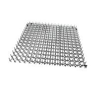 Guangcailun Tapis anti-excréments de chat, pour canapé et canapé d'intérieur/extérieur, avec picots en PP, facile à installer, accessoire anti-déjections félines, noir.