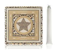 Guangcailun Tapis de Mahjong texturé antidérapant, Flexible et élastique, Bord renforcé, imprimé élégant et résistant à la décoloration, avec règles, Six, 80 * 80cm