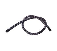 Guangcailun Tuyau d'air pour défroisseur vapeur polyvalent, accessoire durable et résistant Pour aux hautes températures, outil de repassage vapeur domestique et professionnel, violet blanc, 1.4 m