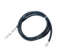 Guangcailun Tuyau tressé pour aérographe, compresseur, Accessoires pour compresseurs d'air, Tube de 180 cm, Noir