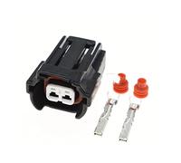 Guangcheng 1-20 Ensembles 2 Broches Femme Auto-étanche Connecteur Étanche à Carburant Plug de Carburant Compatible with VW Skoda A6 C5 06A973722 6189-0735 6189-0785 (Package : 5Sets)