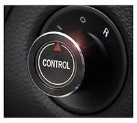 Guangcheng pour Opel Astra J GTC OPC Insigni Karl Mokka Zafira Meriva Rétroviseur de Voiture Miroir Ajuster Le Bouton Coup de décoration Couvercle de décoration (Color Name : Black)