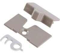 Guangyu Kit de verrouillage de porte de rechange pour réfrigérateurs Dometic - Kit complet avec crochet de porte, plaque de serrure et crochet de retenue - Kit de fermeture de porte de camping-car et