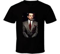 GUANJIE Casino Robert De NIRO T Shirt Casual Graphic Short Sleeve Tops Black S