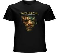 GUANJIE Dream Theater Men's Round Neck T-Shirt Black M