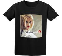 GUANJIE Men's Christina Aguilera Christina Aguilera Men's T Shirt Black XXL