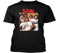 GUANJIE NWT 6499-The Rubettes T Shirt Fit Casual Graphic Short Sleeve Tops Black XL