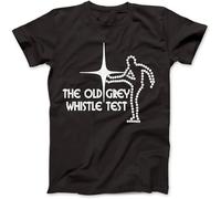 GUANJIE The Old Whistle Test Inspired T-Shirt 100% Cotton Bob Harris Retro Black XL