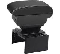 GuanLL Accoudoir Console Centrale pour Nissan micra k12 k13 k14 Central avec Compartiment de Rangement Accessoires d'accoudoir Double Couche boîte de