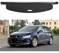 GuanLL Voiture étagère Arrière Rétractable de Coffre pour VW Golf Alltrack Wagon 2013-2019 Tapis de Rangement de Bagages avec Cloison Support Couverture